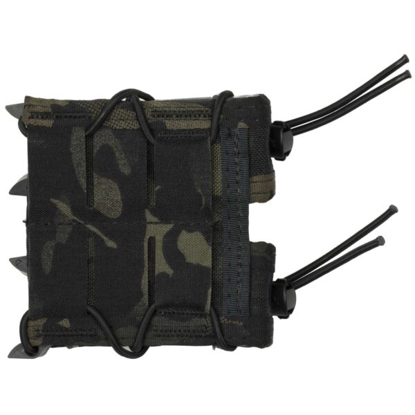 HIGH SPEED GEAR DOUBLE PISTOL TACO MULTICAM BLACK  MOLLE  HOLDS MOST PISTOL MAGS MULTI TOOLS - Image 2