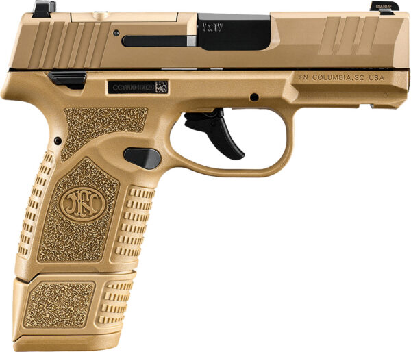 FNM REFLEX MRD 9MM 15RD MS FDE