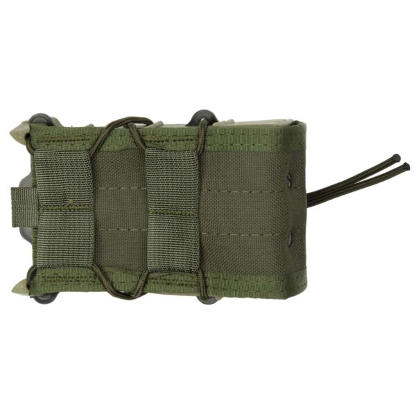 HIGH SPEED GEAR X2R TACO STACKED DESIGN HOLDS 2 RIFLE MAGS ONE POUCH OLIVE DRAB