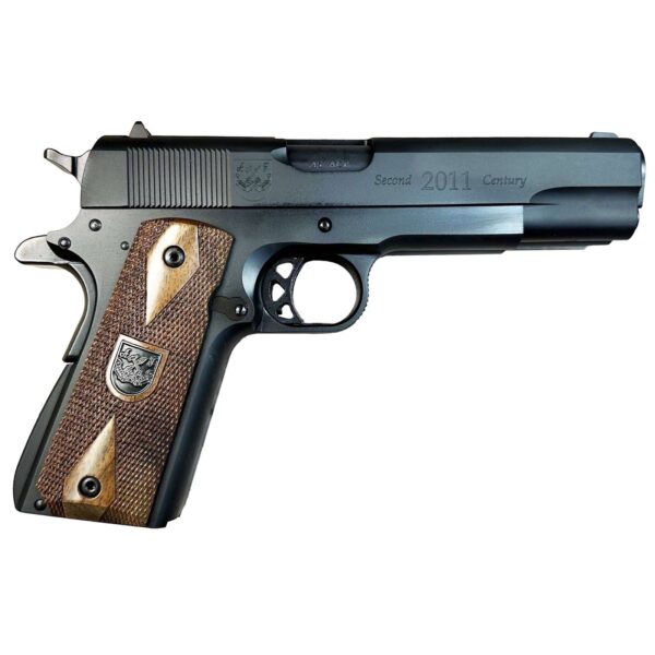 AMERICAN PREC FIREARMS AF A1 1911 SECOND CENTURY DOUBLE BBL HGA 45 AUTO 5 IN BBL BLK 2/7RD MAGS