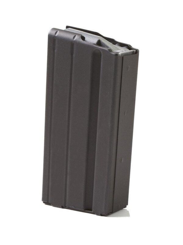 ASC AR Family Rifle Magazine Grey Follower 6.8 SPC Black Stainless Steel 15/rd