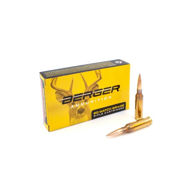 Berger Bullets Elite Hunter Rifle Ammunition 6.5mm Creedmoor 156gr EOL 2680 fps 20/ct