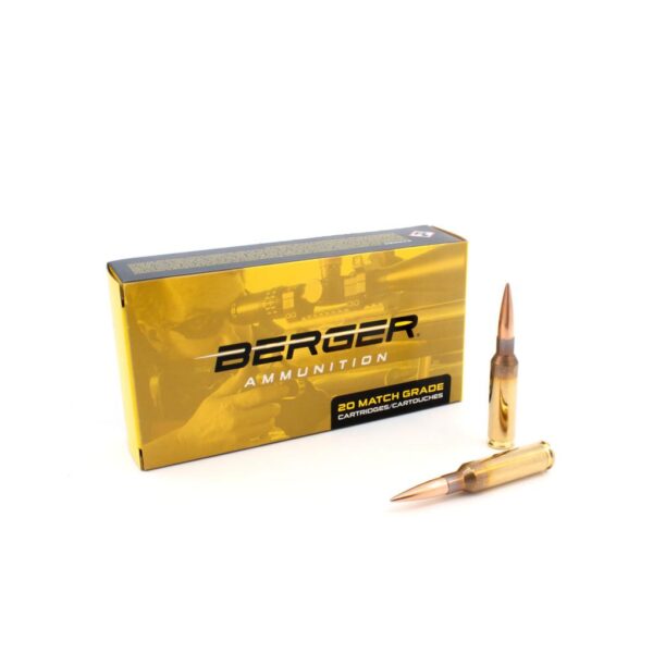 Berger Target Rifle Ammunition 6.5 Creedmoor 153.5 gr LRHT 2702 fps 20/ct