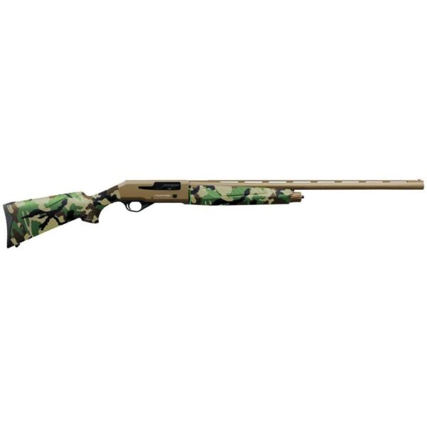 Charles Daly 601 Semi-Auto Shotgun 12ga 4rd 28" Barrel Woodlands Camo/FDE