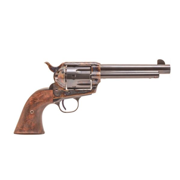 Standard Manufacturing Single Action Revolver .45 Colt 6rd Capacity 5.5" Barrel Case Colored Once Piece Fancy Grips