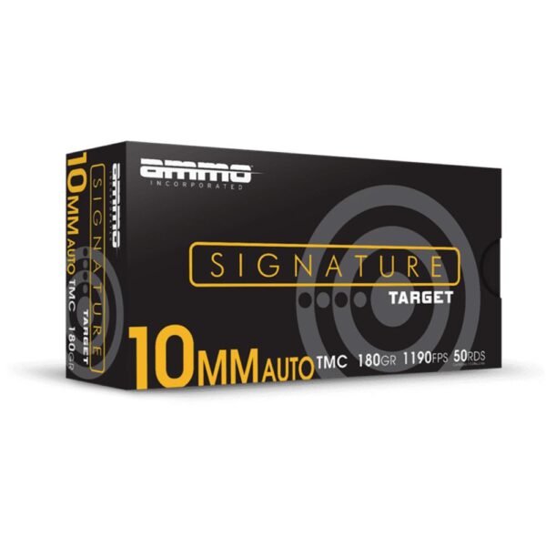 Ammo Inc. Signature Handgun Ammunition 10mm Auto 180gr TMC 1190 50/ct