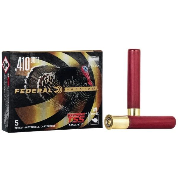 Federal Premium Turkey Heavyweight TSS Shotshell 410ga 3" 13/16oz 1100 fps #7 5/ct