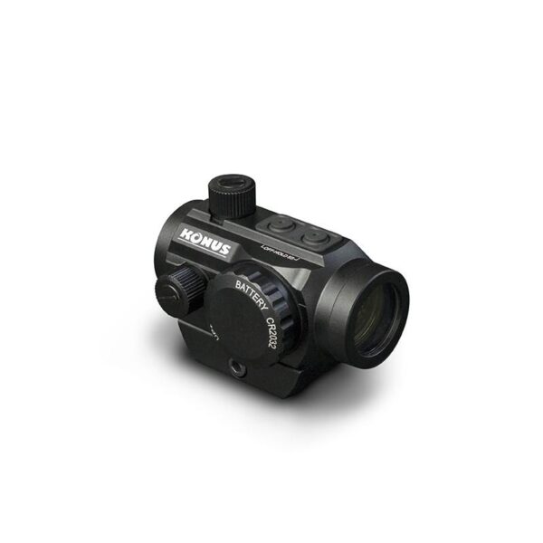 Konus Sight-Pro Nuclear Red Dot Dual Riser - Dual Illum Red/Green Dot - Matte