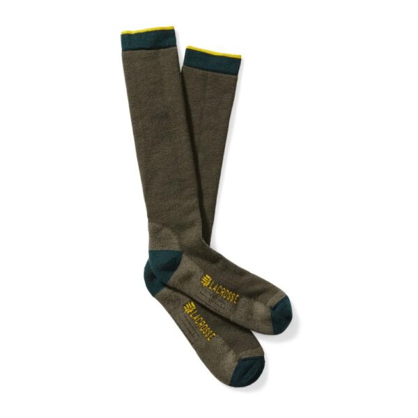 LaCrosse Men's Merino Midweight Sock Over the Calf OD Green XL