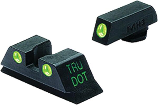 Meprolight Self Illuminated Tru-Dot Fixed Snag Free Night Sight For Glock Model 42/43