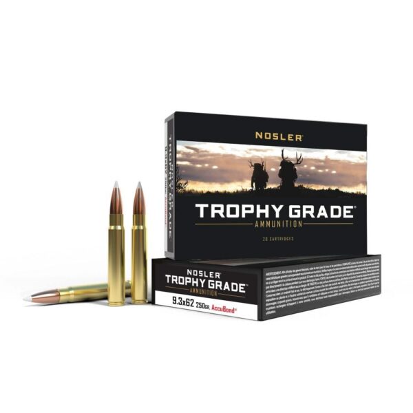 Nosler Trophy Grade Rifle Ammunition .300 Wby Mag Mag 180 gr AB 3175 fps - 20/box