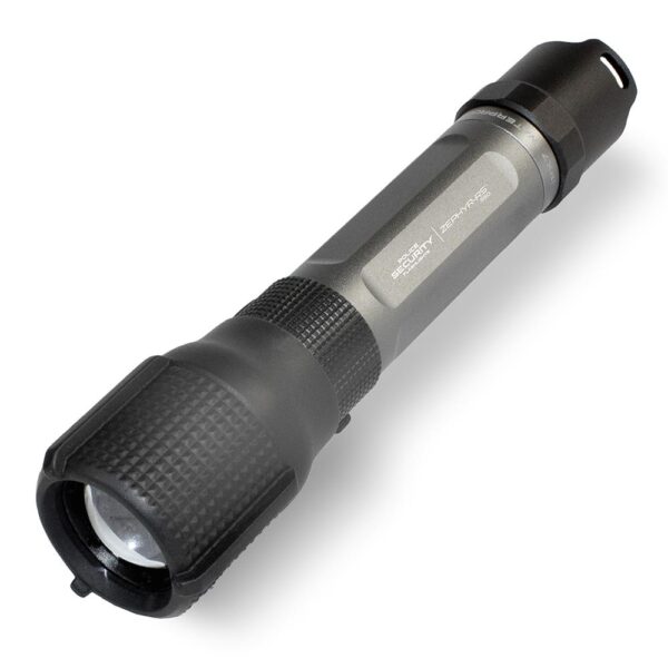 Police Security Flashlights Zephyr RS Rechargeable Flashlight 550 Lumens Black