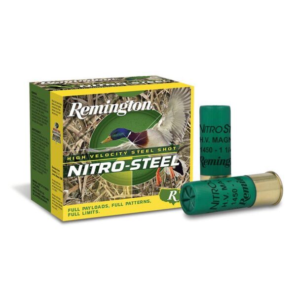 Remington Nitro-Steel High Velocity Shotshells 12ga 3" 1-1/4oz #BB 1450 fps 25/ct