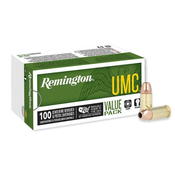 Remington UMC Handgun Ammunition 9mm Luger 115 gr. JHP 1145 fps 100/ct