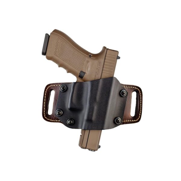 TX 1836 Mini Partner-Kydex/Leather for Most Glocks  9mm/40 mm Blk RH