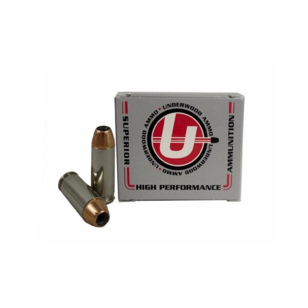 Underwood Hunting & Self Defense Handgun Ammunition10mm Auto 150 Grain JHP 1500 fps 20/RD