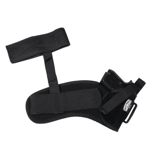 Uncle Mike's Sidekick Ankle Holsters Fits 3" - 4" Barrel Med. Autos .32 - .380 cal. - Right Hand