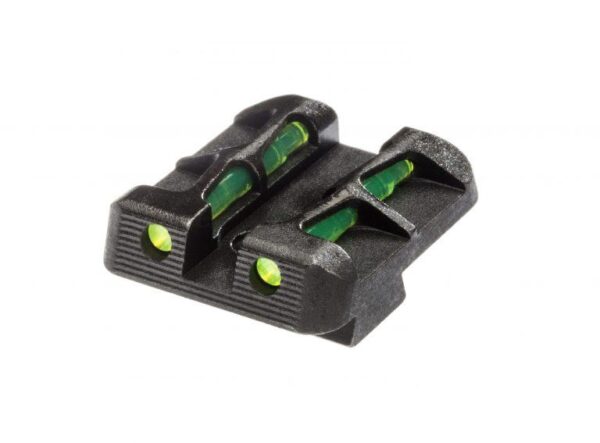 HIVIZ LiteWave Rear Green Sight fits Glock Models Chambered in 9mm Luger 40 S&W and .357 Sig