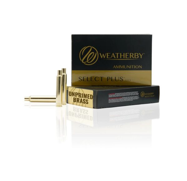 Weatherby Unprimed Brass Rifle Cartridge Cases 280 ACKLEY IMPROVED 50/ct