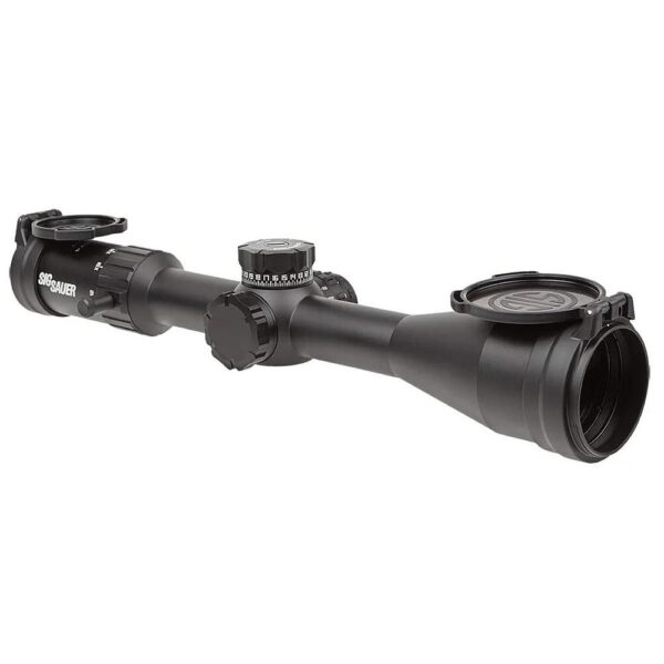 Sig Sauer Whiskey4 Rifle Scope 2.5-10x42 30mm SFP Quadplex Non-Illum Black