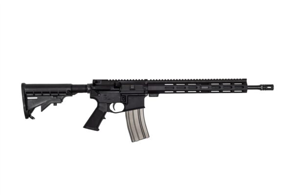 Del-Ton Echo 316L Forged Aluminum AR15 Rifle - Black | 5.56NATO | 16" Light Profile Barrel | 13" M-LOK Rail | M4 Stock | A2 Flash Hider | Optic Ready