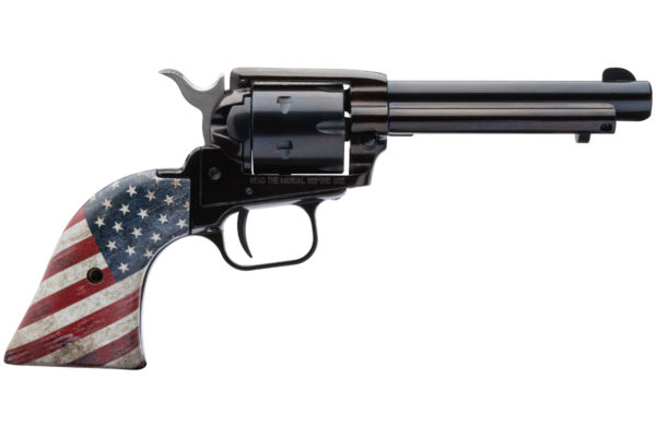 HERITAGE MANUFACTURING 22LR BLUE/US FLAG GRP 4.75" FS