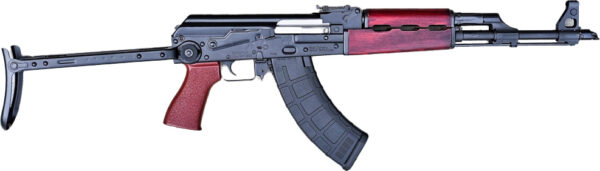 Zastava PAP M70 AK Rifle - 7.62x39 | Serbian Red | 16.3" | 1x30 Mag | Under Folding Stock