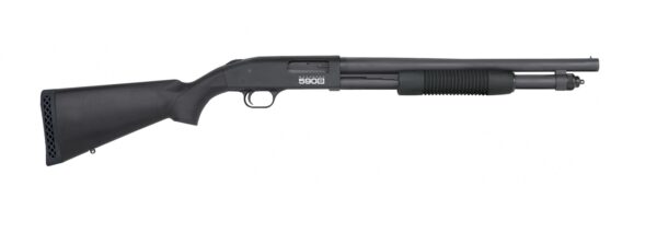 MOSSBERG 590S TACT 12/18.5 9+1 BL/SY OR