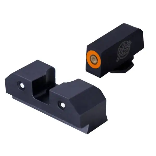 XS Sights R3D Night Sights Set for Glock 42/43/43x/48 Orange Bulk 20/ct