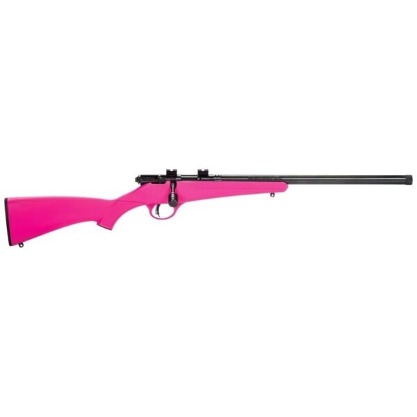 Savage Rascal FV-SR Rifle .22LR Single Shot 16" Heavy Barrel Synthetic Stock Pink