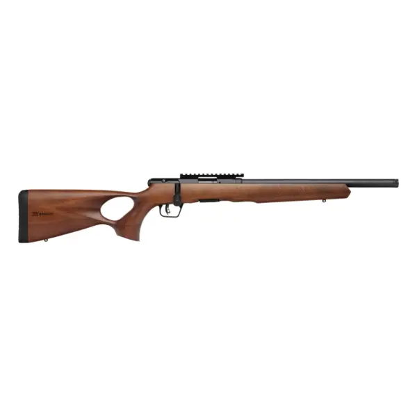 Savage Arms B17 Timber Thumbhole Rifle .17 HMR 10rd 16.5" 1/2x28 Threaded Barrel Wood