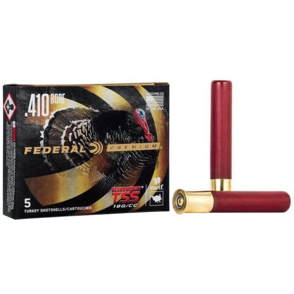 Federal Premium Turkey Heavyweight TSS Shotshell 410ga 3" 13/16oz 1100 fps #8 5/ct