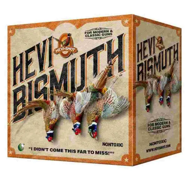 HEVI-Shot HEVI-Bismuth Upland Shotshells 12ga 2-3/4" 1-1/4oz 1400 fps #3 25/ct