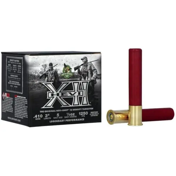 HEVI-Shot HEVI-XII Shotshells 410ga 3" 1/2oz 1250 fps #5 25/ct