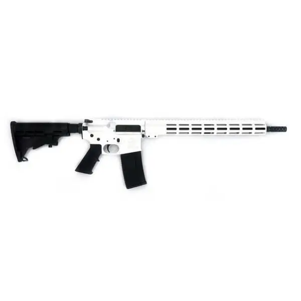 GLFA AR-15 Rifle .223 Wylde 30rd Magazine 16" Nitride Barrel White Frame