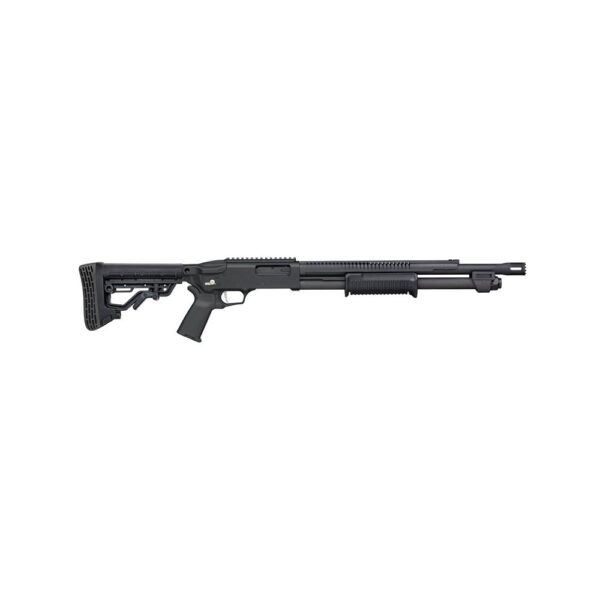 Mossberg 590R Stand Off Shotgun 12ga 6rd Capacity 18.5" Breacher Barrel AR Mil-Spec Stock