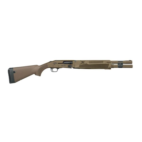 Mossberg 940 Pro Thunder Ranch Shotgun 12ga 7rd Capacity 18.5'' Barrel Optic-Ready FDE/Patriot Brown