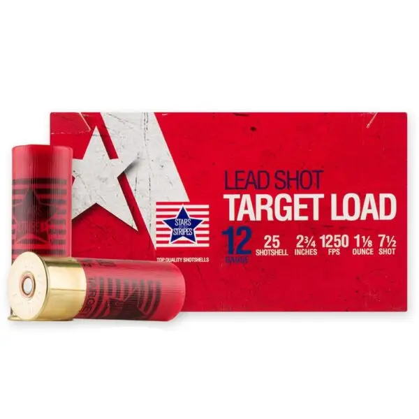 TRZ Trading Target Load Shotshells 12 ga 2-3/4" 1-1/8 oz 1250 fps #7.5 25/ct