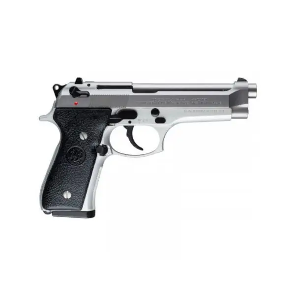 Beretta 92 DA/SA Handgun 9mm Luger 15rd Magazines 4.9" Barrel Inox Finish