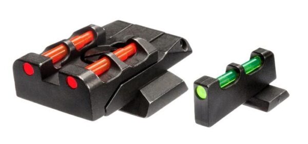 HIVIZ Interchangeable Front & Rear Sight Set for Smith&Wesson M&P pistols.