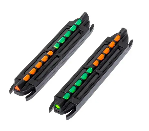 HIVIZ Two-In-One Magnetic Shotgun Sight with Green & Orange LitePipe