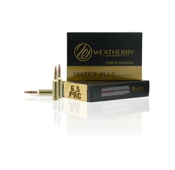 Weatherby Select Plus Rifle Ammunition 6.5 PRC 124gr Hammer Custom 3100 fps 20/ct