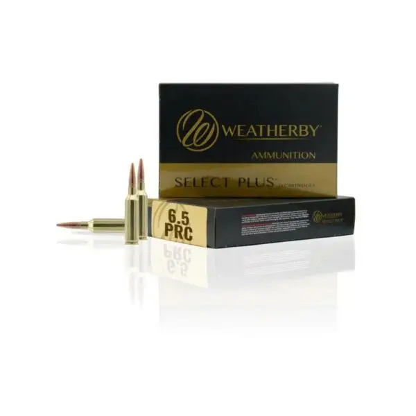 Weatherby Select Plus Rifle Ammunition 6.5 PRC 156gr Elite Hunter 2850 fps 20/ct