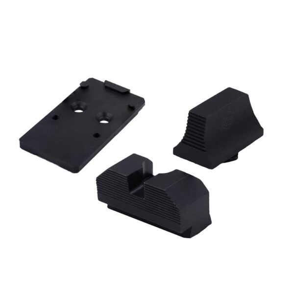 XS Sights Glock MOS Optic Mount Bundle for Glock RMR Non Tritium Black