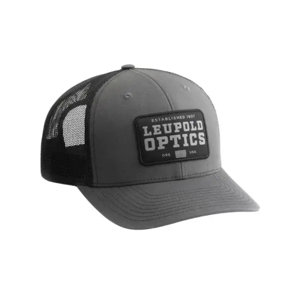 Leupold Established 1907 Trucker Hat Grey/Black