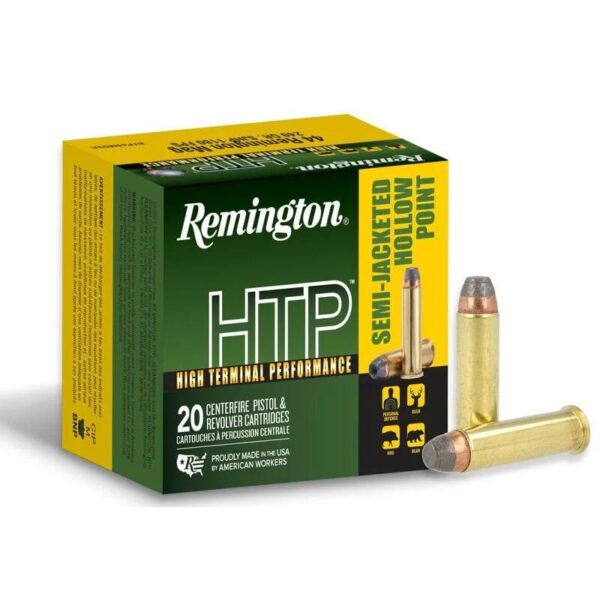 Remington HTP Handgun Ammunition .44 Rem Mag 240gr SJHP 1180 fps 20/ct