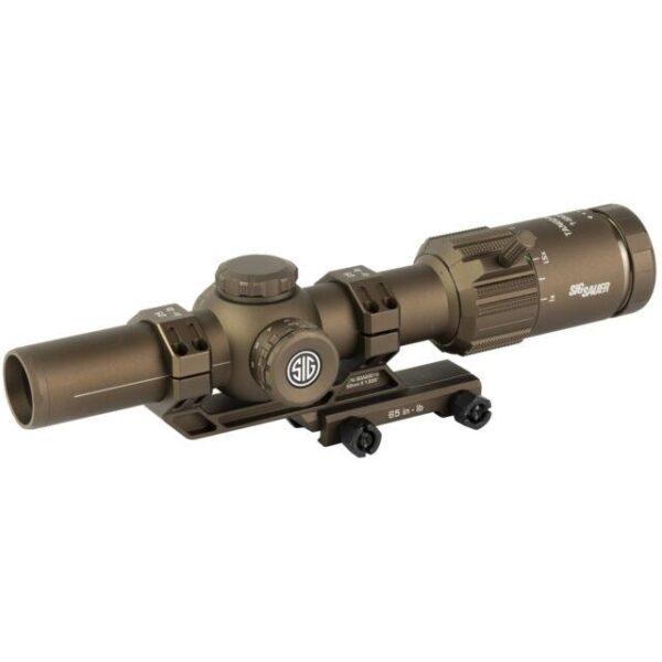 Sig Sauer Tactical Tango-MSR LPVO Rifle Scope - 1-6x24 Illum MSR BDC6 incl/ Alpha MSR Mount - Coyote Tan