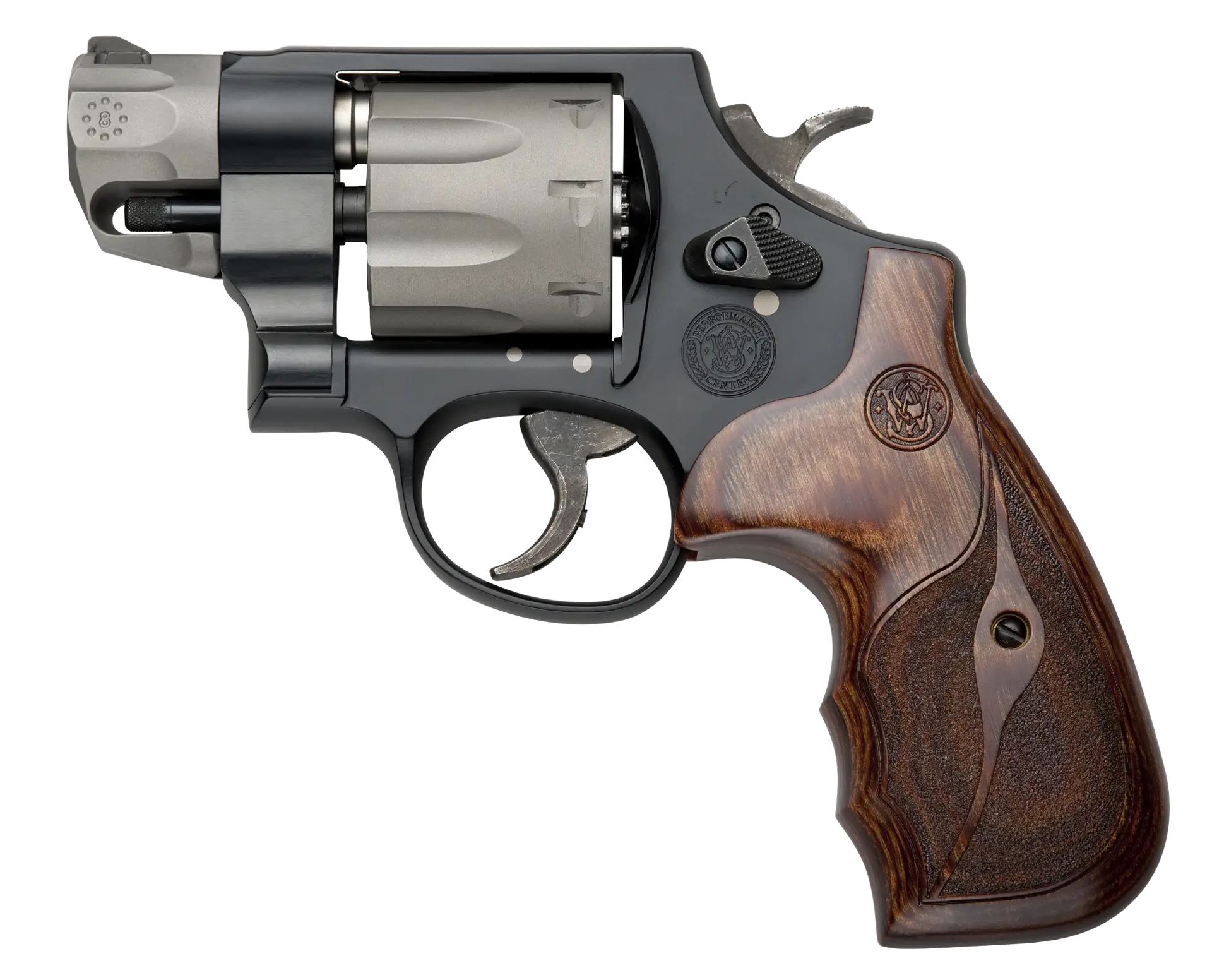 SMITH AND WESSON 327 PC 357MAG 2" BL/WD FS 8RD