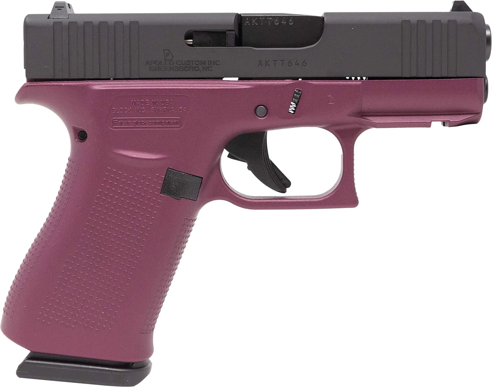 GLK 43X 9MM 10RD CHRY BLK RAIL