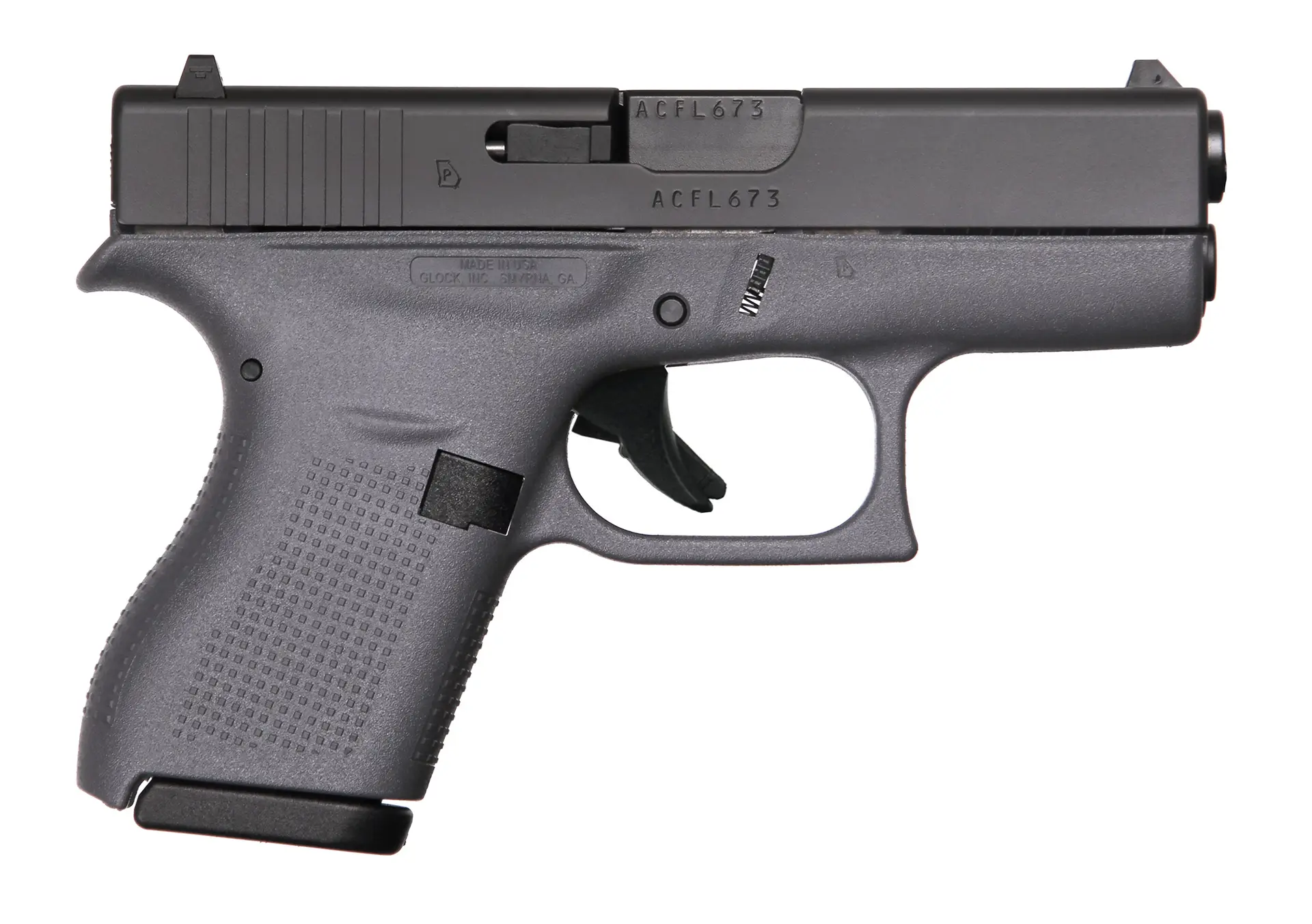 GLOCK G42 G3 GRAY 380ACP 6+1 3.25  #